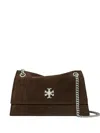 Tory Burch Kira Turnlock Suede In Brown