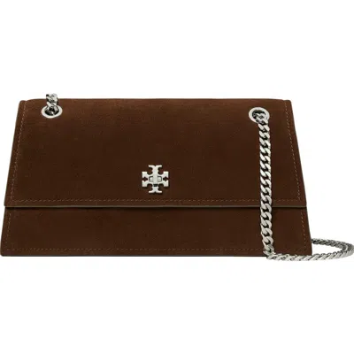 Tory Burch Kira Turnlock Suede Convertible Shoulder Bag
