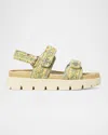 Tory Burch Kira Rope Platform Sport Sandal In Multi