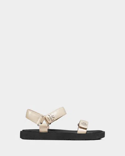 Tory Burch Kira Ultralight Sport Slim Sandals In Stone Gray