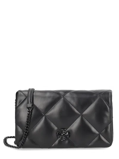 Tory Burch "kira" Wallet With Chain In Black