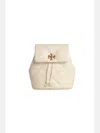 Tory Burch 'kira' White Leather Backpack