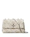 Tory Burch Woven Chain Shoulder Bag With Adaptable Sliding Strap In Neutral