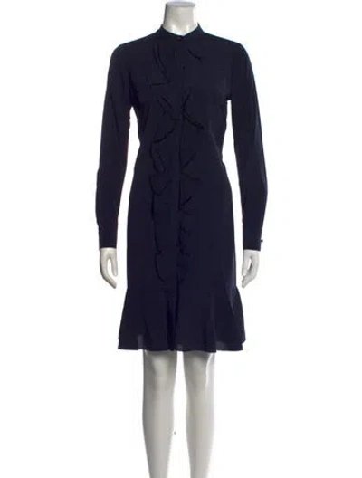 Pre-owned Tory Burch Knee-length Dress In Blue