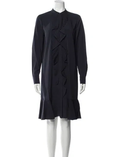 Pre-owned Tory Burch Knee-length Dress W/ Tags In Blue