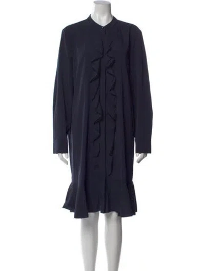 Pre-owned Tory Burch Knee-length Dress W/ Tags In Blue
