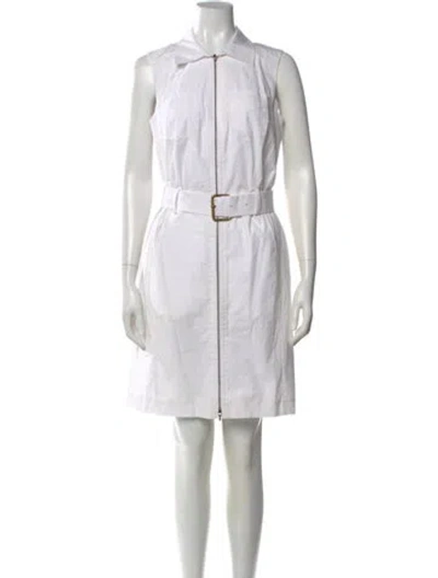 Pre-owned Tory Burch Knee-length Dress W/ Tags In White