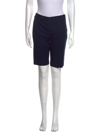 Pre-owned Tory Burch Knee-length Shorts In Blue