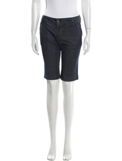 Pre-owned Tory Burch Knee-length Shorts In Blue