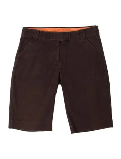Pre-owned Tory Burch Knee-length Shorts In Brown
