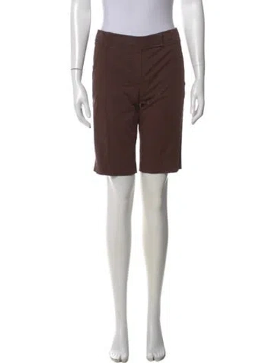 Pre-owned Tory Burch Knee-length Shorts In Brown