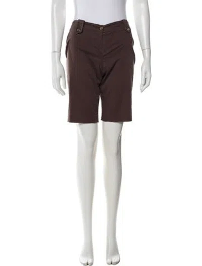 Pre-owned Tory Burch Knee-length Shorts In Brown