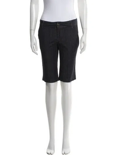 Pre-owned Tory Burch Knee-length Shorts In Gray
