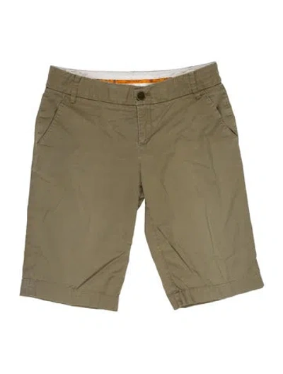 Pre-owned Tory Burch Knee-length Shorts In Green