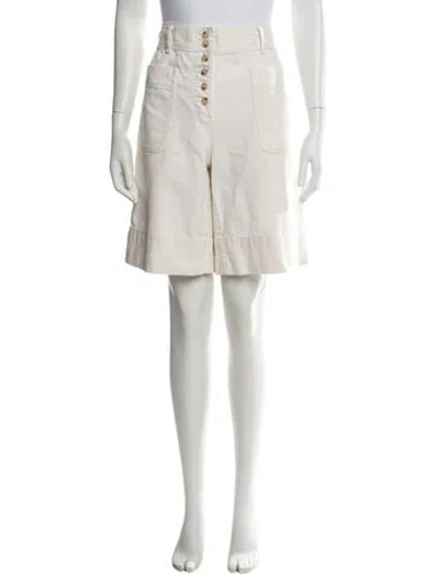 Pre-owned Tory Burch Knee-length Shorts In Neutral