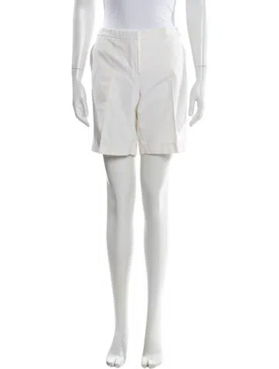 Pre-owned Tory Burch Knee-length Shorts In White
