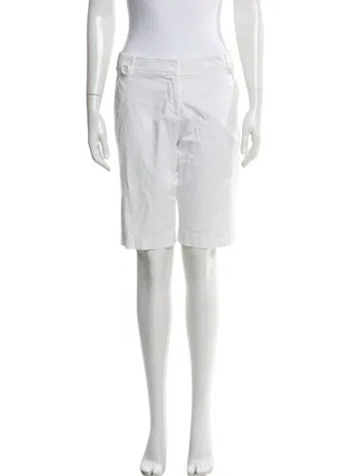 Pre-owned Tory Burch Knee-length Shorts In White