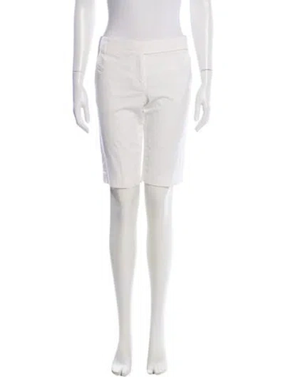 Pre-owned Tory Burch Knee-length Shorts In White