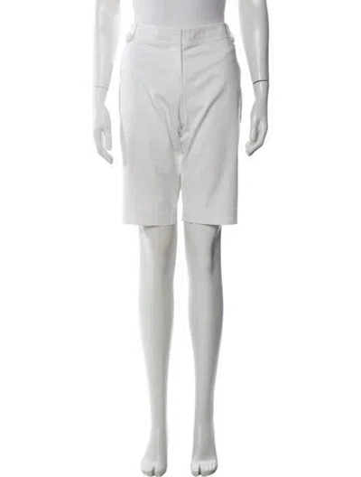 Pre-owned Tory Burch Knee-length Shorts In White