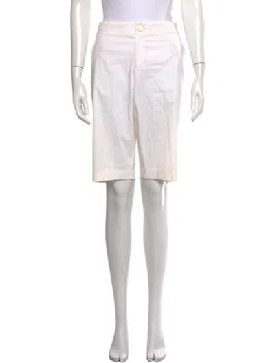 Pre-owned Tory Burch Knee-length Shorts In White