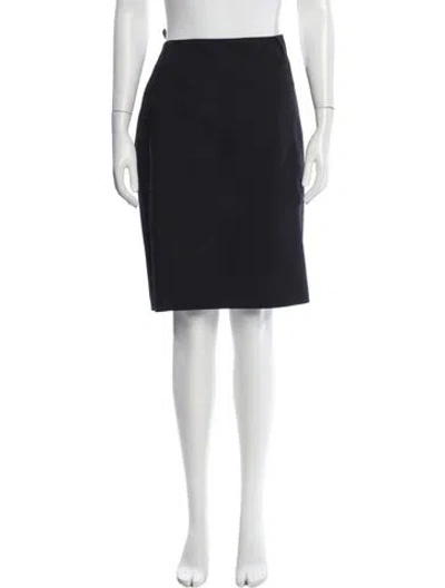 Pre-owned Tory Burch Knee-length Skirt In Black