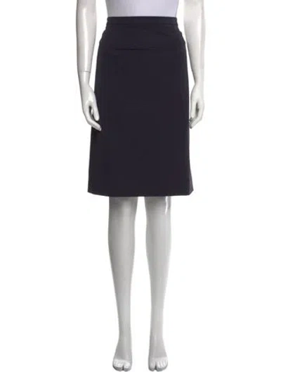 Pre-owned Tory Burch Knee-length Skirt In Blue