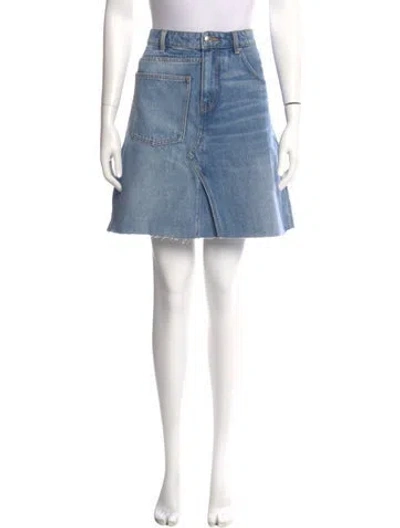 Pre-owned Tory Burch Knee-length Skirt In Blue