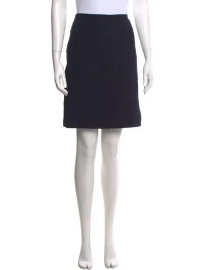 Pre-owned Tory Burch Knee-length Skirt In Blue