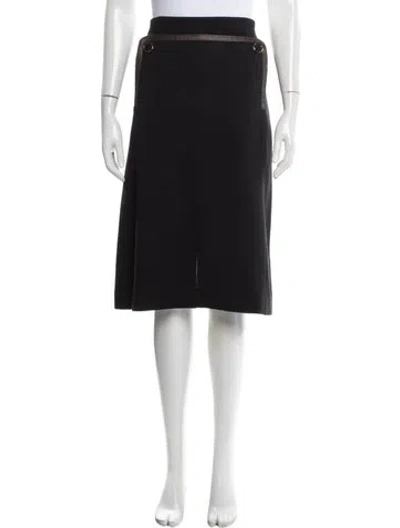 Pre-owned Tory Burch Knee-length Skirt In Blue