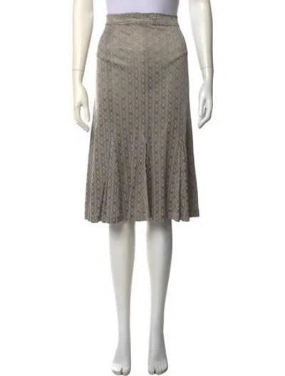 Pre-owned Tory Burch Knee-length Skirt In Brown