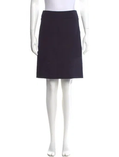Pre-owned Tory Burch Knee-length Skirt In Gray