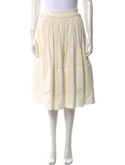 Pre-owned Tory Burch Knee-length Skirt In Neutral