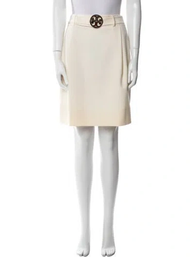 Pre-owned Tory Burch Knee-length Skirt In Neutral