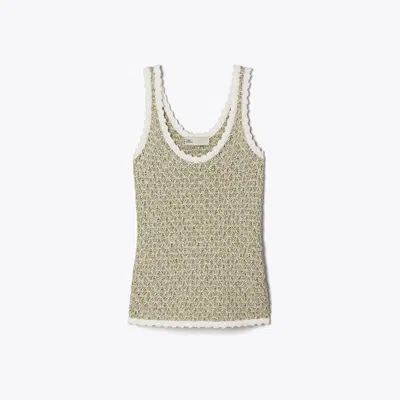 Tory Burch Knit Tank Top In Brown