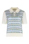 Tory Burch Knitted Wool Polo Shirt