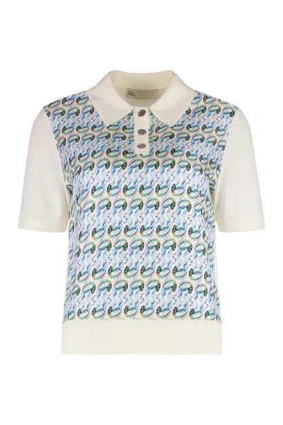 Tory Burch Knitted Wool Polo Shirt