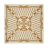 Tory Burch Knot Logo Silk Scarf In Brown