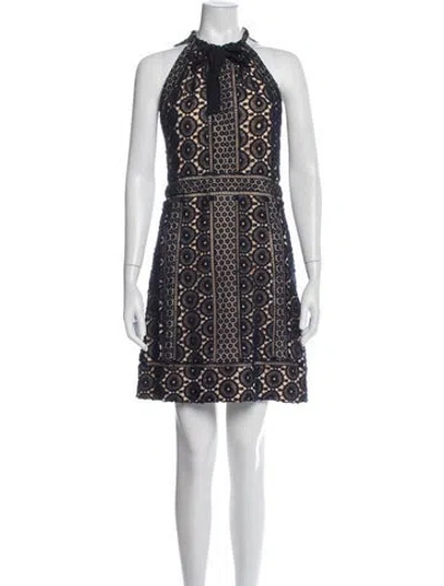 Pre-owned Tory Burch Lace Pattern Midi Length Dress