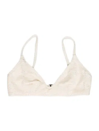 Pre-owned Tory Burch Lace Pattern Top In Neutral