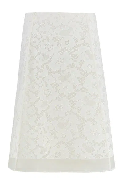 Tory Burch Corded Lace Midi Skirt