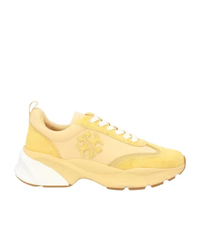 Tory Burch Lace-up Logo Sneakers In Multi