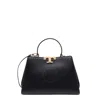 Tory Burch Ladies Black Eleanor Satchel In Black