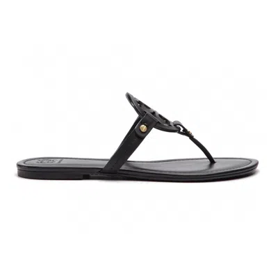 Tory Burch Ladies Black Leather Miller Sandals