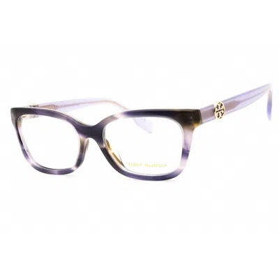 Tory Burch Ladies Purple Rectangular Eyeglass Frames 0ty2159u