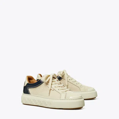 Tory Burch Ladybug Knit Sneaker In Light Cream