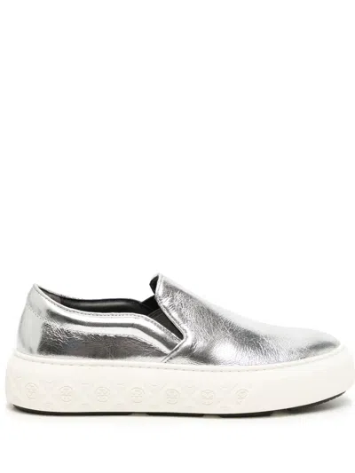 Tory Burch Ladybug Slip-on Sneaker In Silver