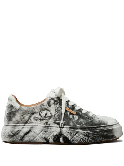 Tory Burch Ladybug Portrait Sneakers In White
