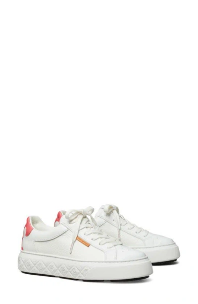 Tory Burch Ladybug Sneaker In Purity/pink Pembe