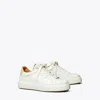 Tory Burch Ladybug Sneaker In Purity/future White/rose Gold