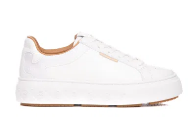Tory Burch Ladybug Sneakers In Bianco